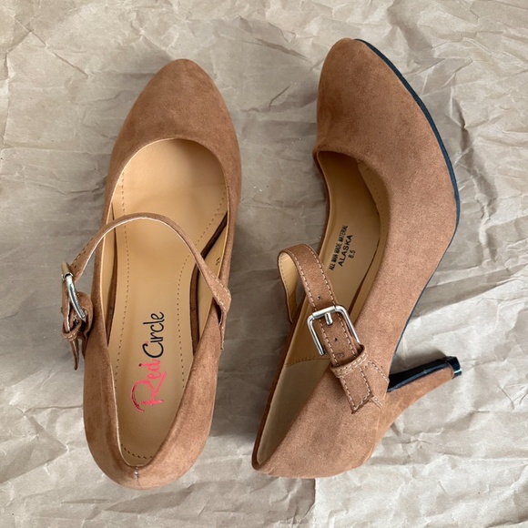 3 pairs shoes: Nine West & K Scott peep toe, Red Circle almond toe pump size 8.5 - Picture 2 of 15